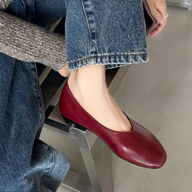 Nova Coleção Primavera 2026: S - Leather Work Flats Women avaliação e preço