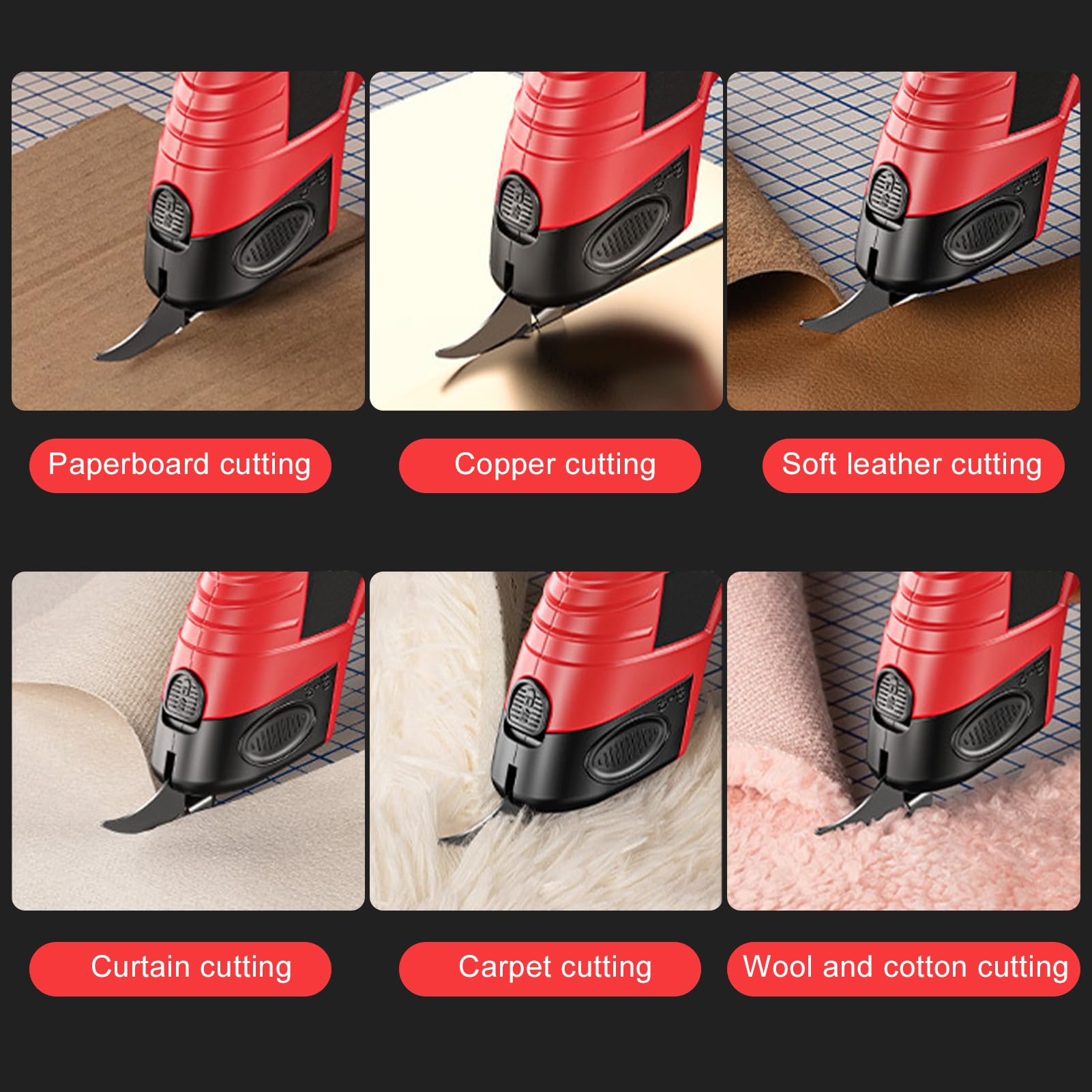 Tesoura elétrica sem fio para  - Leatherwork Knives avaliação e preço