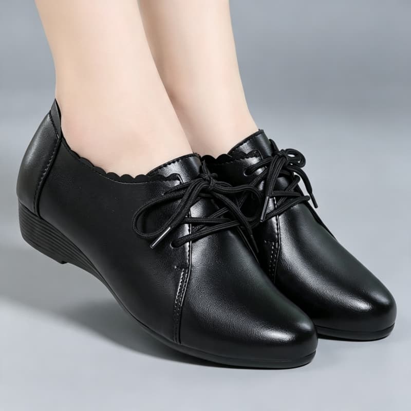 Sapatos Oxford Confortáveis Ta - Leather Work Flats Women avaliação e preço