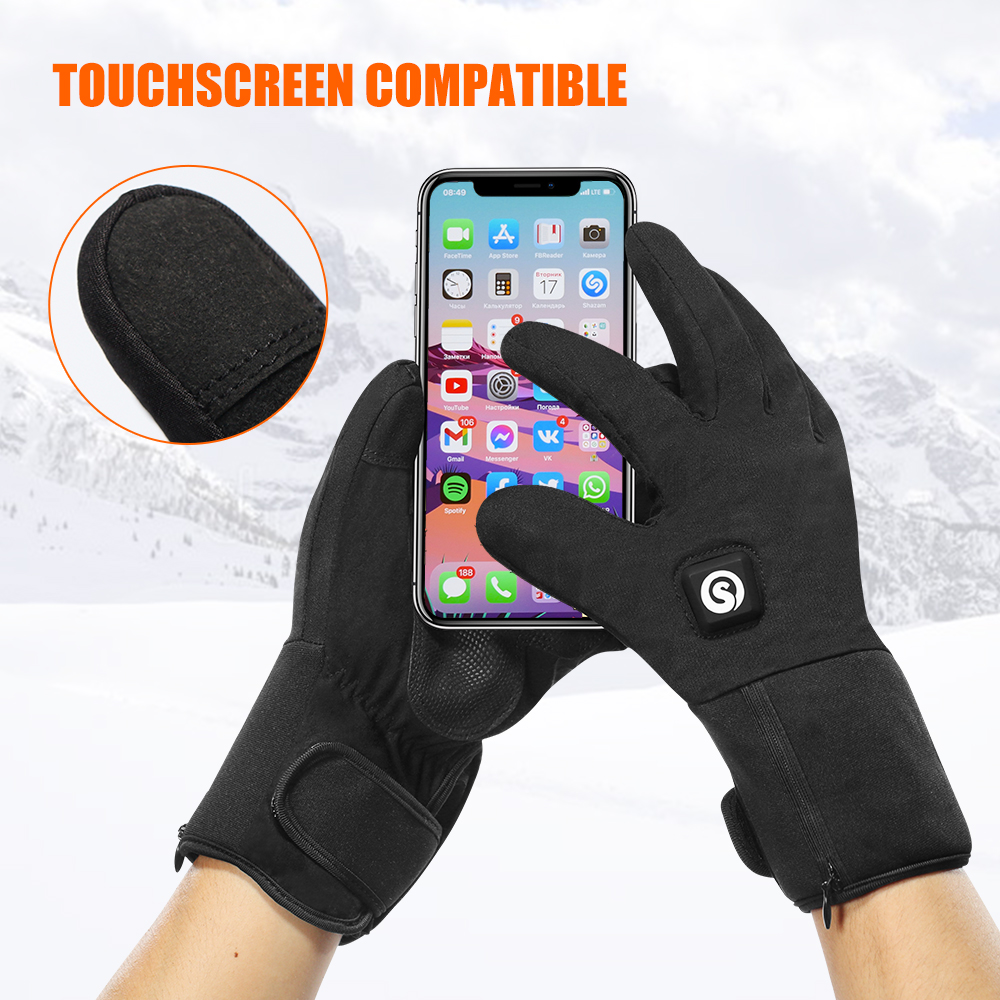 Luvas de motocicleta aquecidas - Leather Work Winter Gloves avaliação e preço