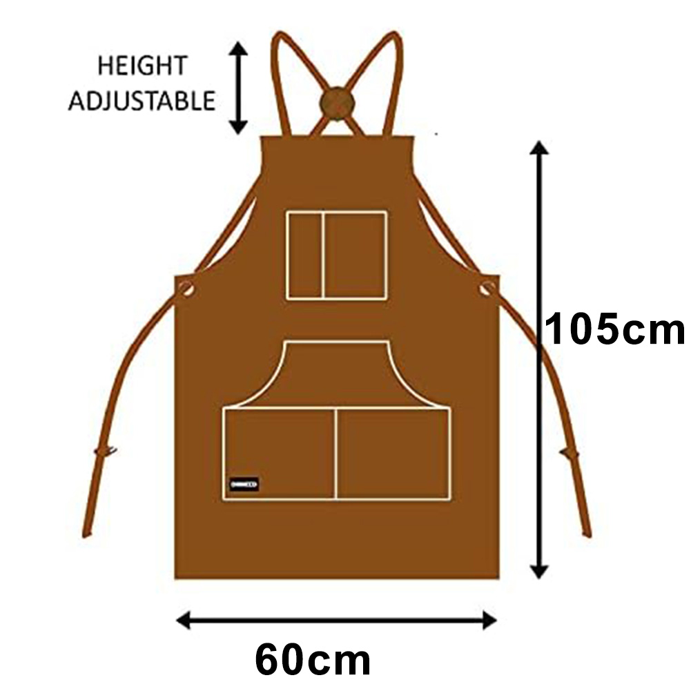Avental de Couro Marrom para S - Leatherwork Workshop avaliação e preço