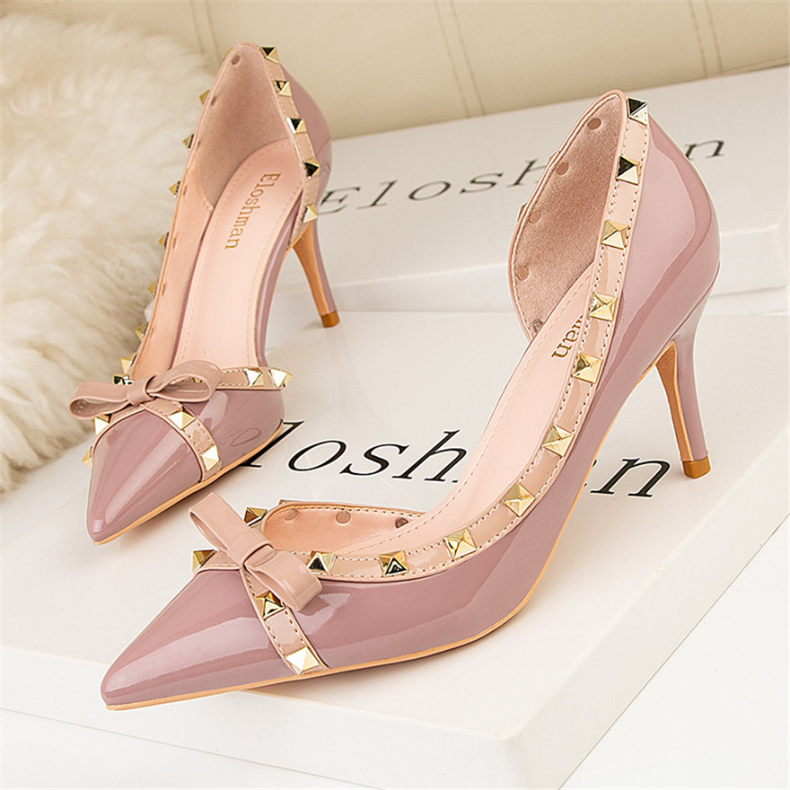 Novidade 2026: Sapatos Feminin - Leatherwork Rivets avaliação e preço