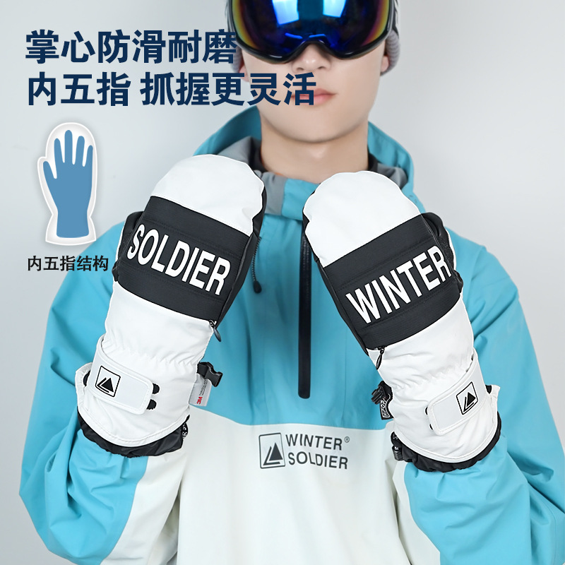 Luvas de esqui de inverno prot - Leather Work Winter Gloves avaliação e preço