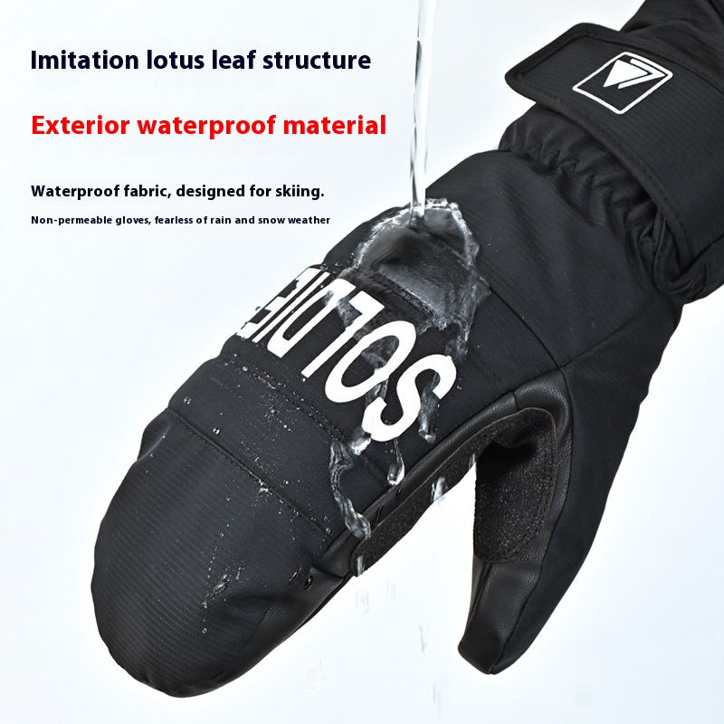 Luvas de esqui de inverno prot - Leather Work Winter Gloves avaliação e preço