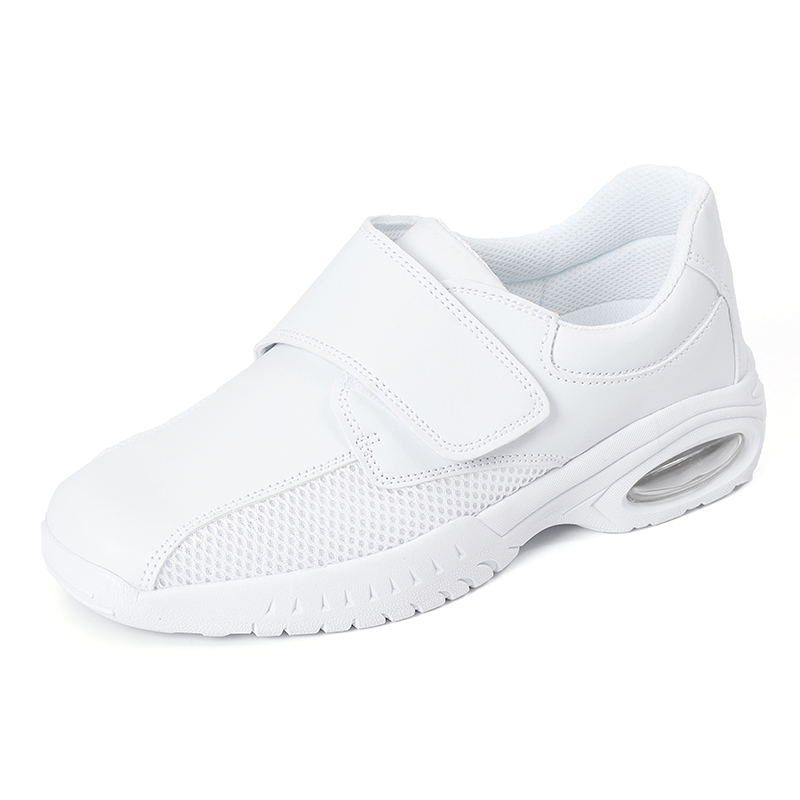 Profissional puro branco sapat - Leather Work Flats Women avaliação e preço