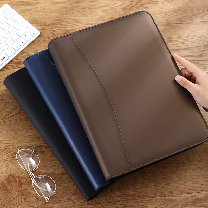 Multifuncional a4/a5 couro do  - Leather Work Folder avaliação e preço
