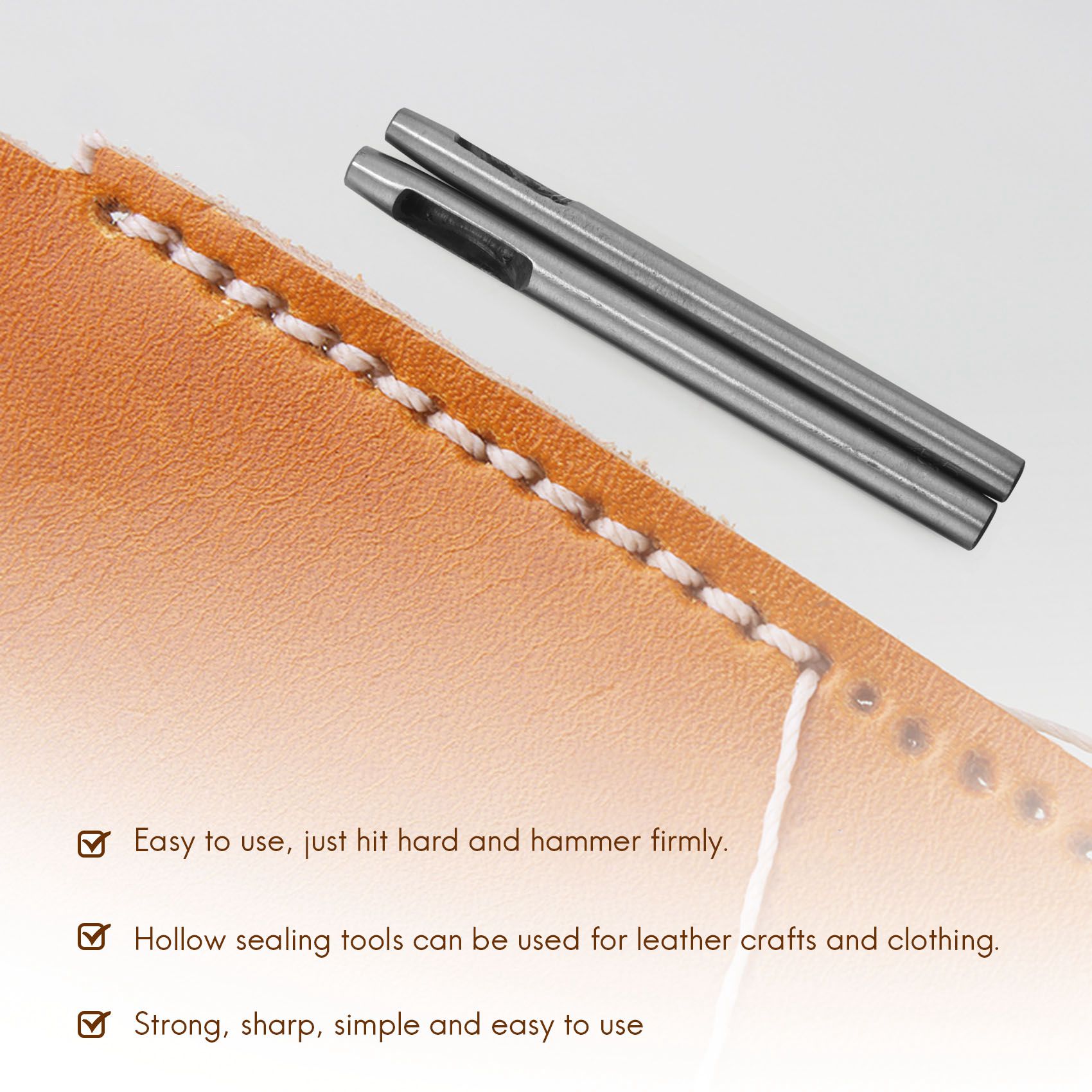Conjunto de 10 Cortadores de F - Leatherwork Tools avaliação e preço
