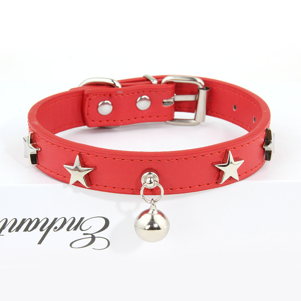Coleira com guizo e rebites em - Leatherwork Rivets avaliação e preço
