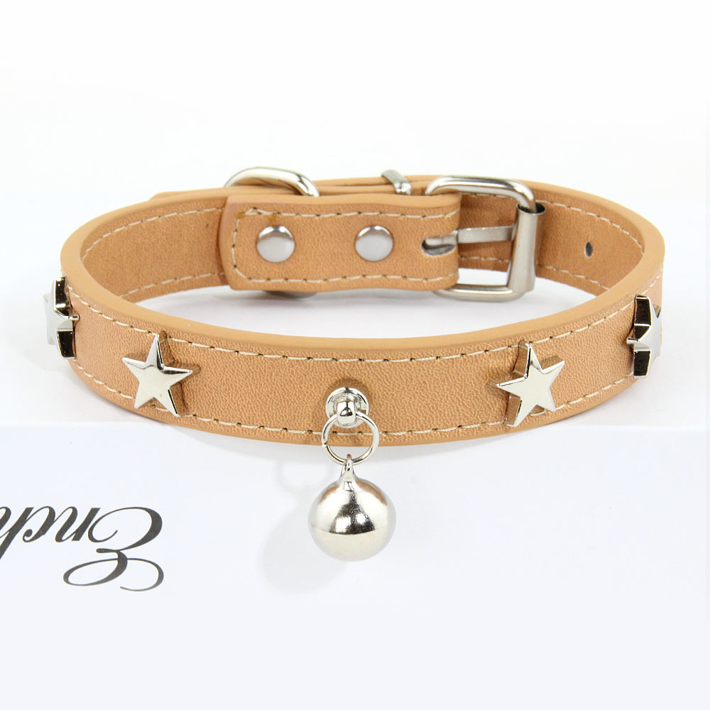 Coleira com guizo e rebites em - Leatherwork Rivets avaliação e preço