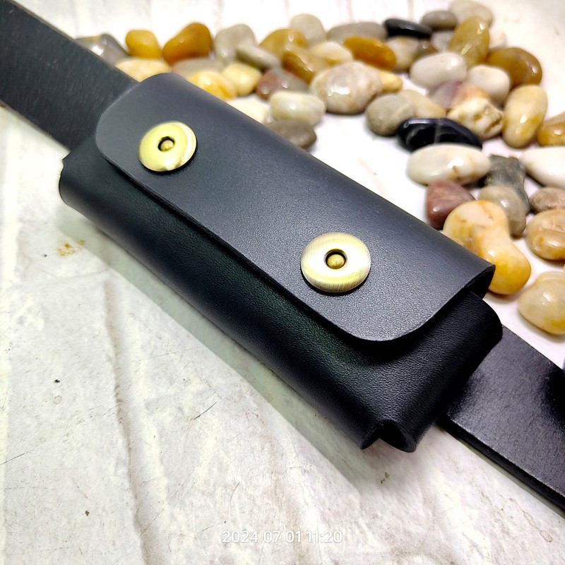 Horizontal Folding Faca Coldre - Leatherwork Knives avaliação e preço
