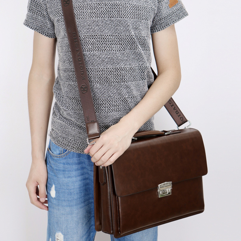Maleta Executiva de Luxo com F - Leather Work Bag Mens avaliação e preço
