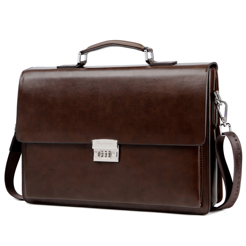 Maleta Executiva de Luxo com F - Leather Work Bag Mens avaliação e preço