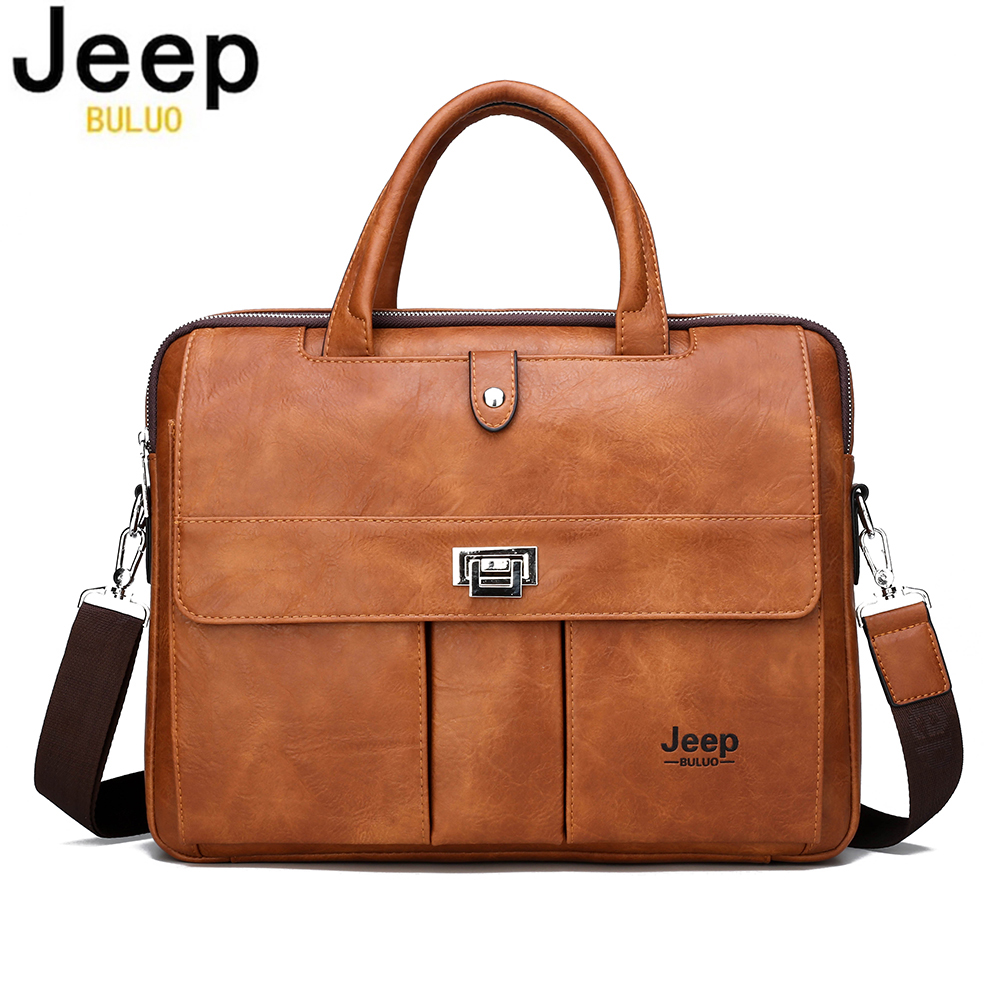 Bolsa de Couro Masculina Jeep  - Leather Work Bag Mens avaliação e preço