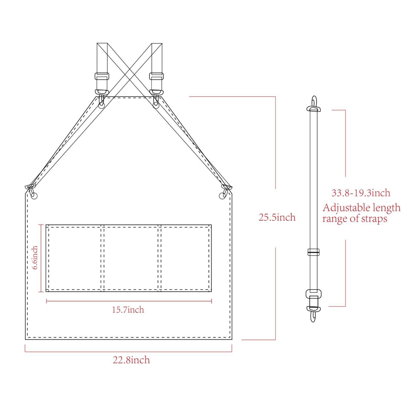 Avental de Couro Sintético Mod - Leatherwork Apron avaliação e preço