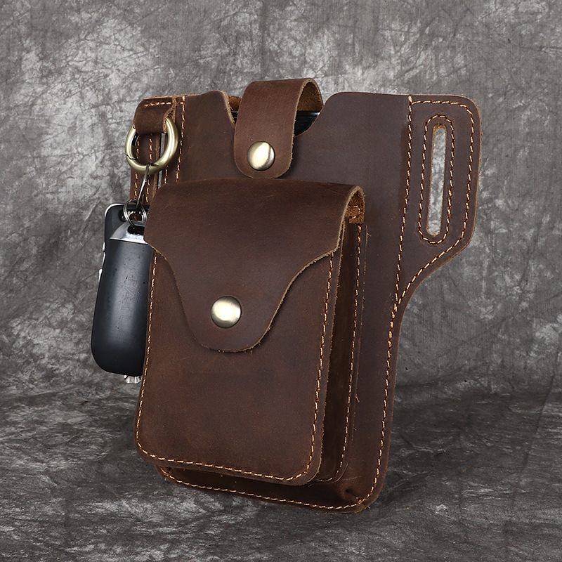 Novo modelo de carteira mascul - Leather Work Bag Mens avaliação e preço