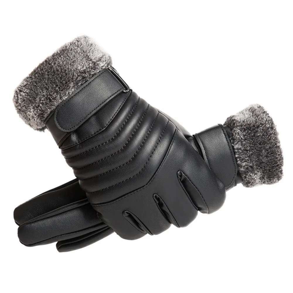 Luvas de isolamento de pelúcia - Leather Work Winter Gloves avaliação e preço